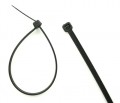 7 Inch Black Cable Ties: Bag of 100